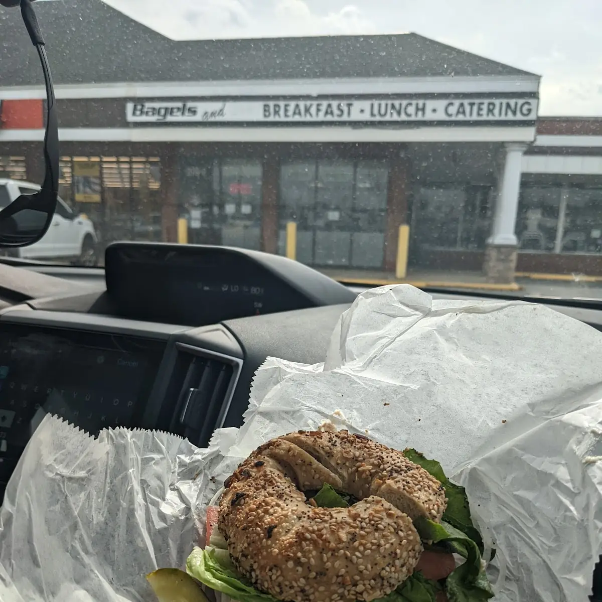 Tuna Salad on 6 Grain Everything Bagel