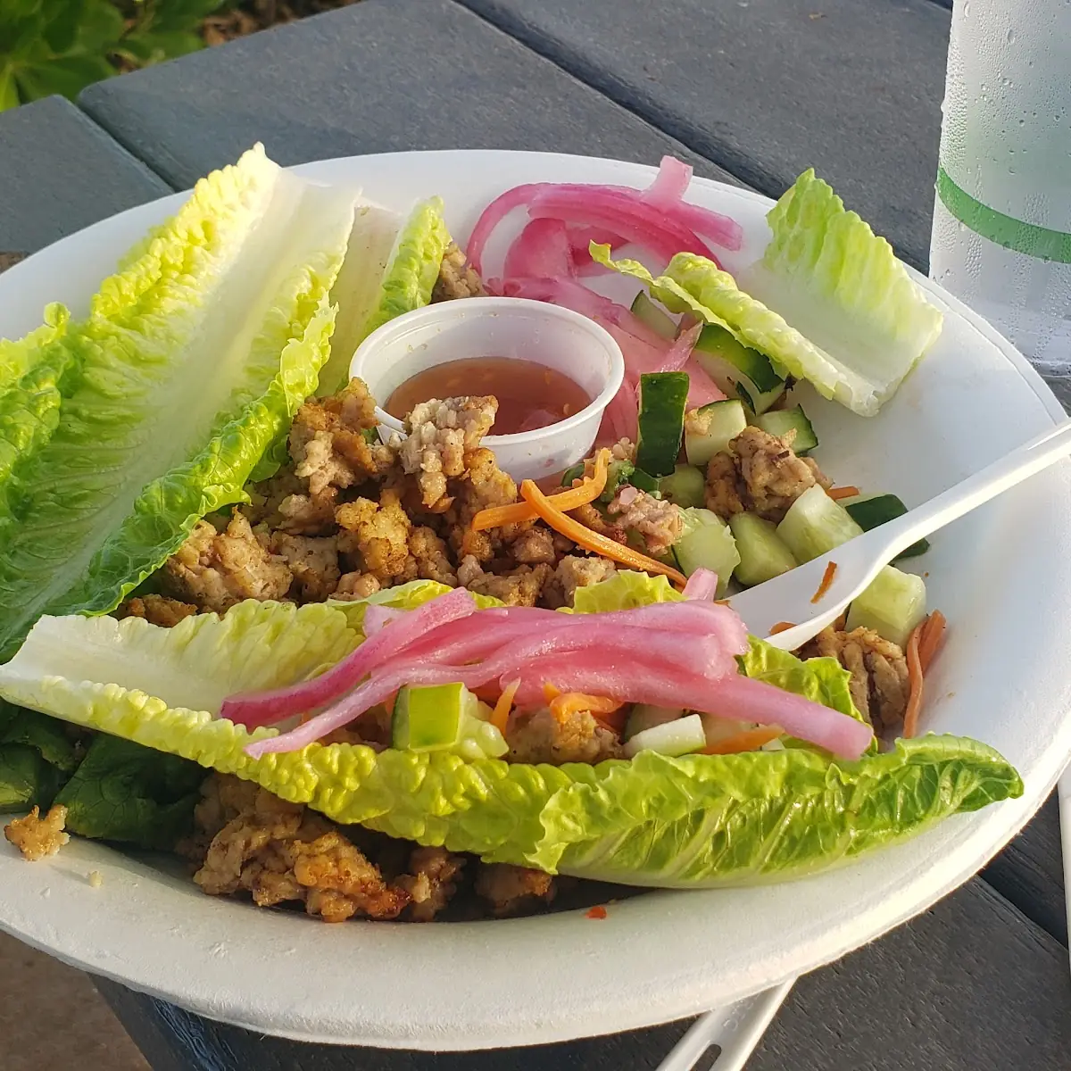 Thai Pork Lettuce Wrap