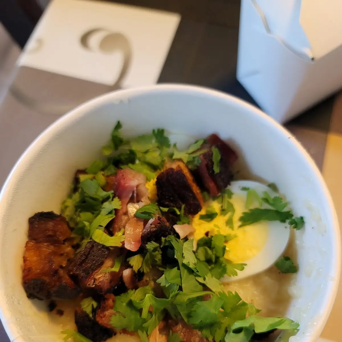 Congee with Pork Belly
