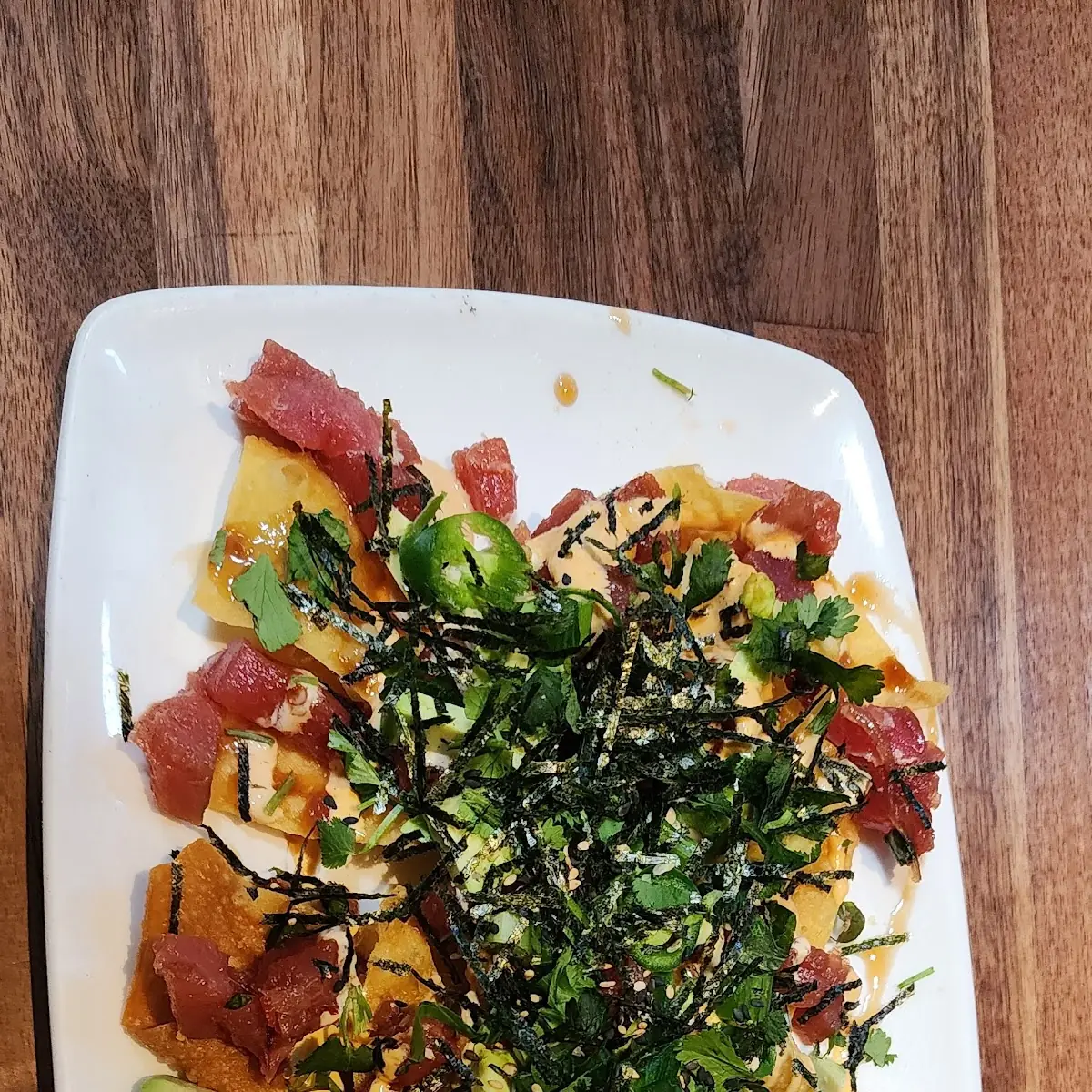 Ahi Poke Nachos