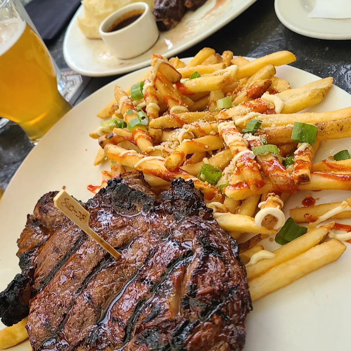 Rib Eye & Shrimp