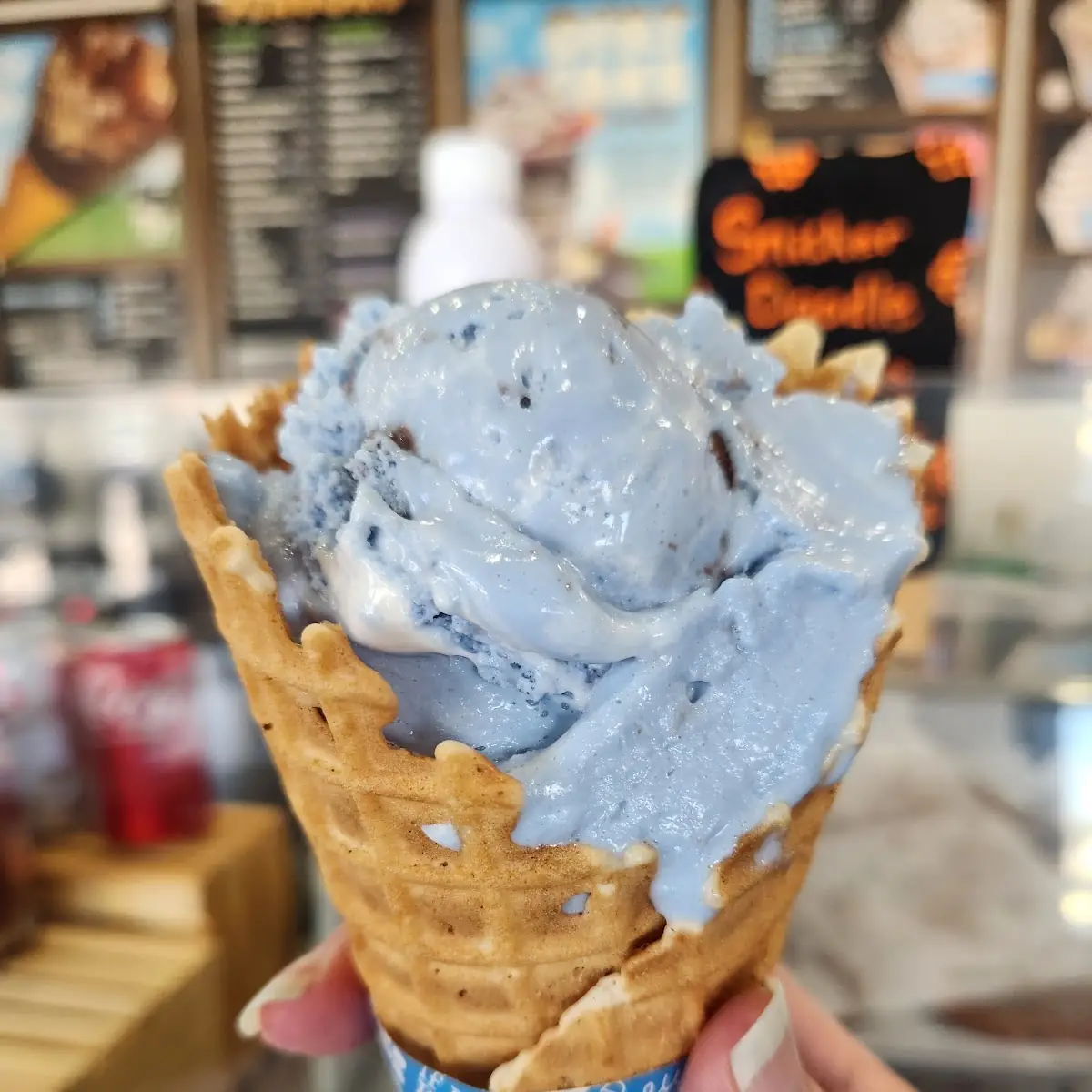 Marshmallow Sky Ice Cream Cone