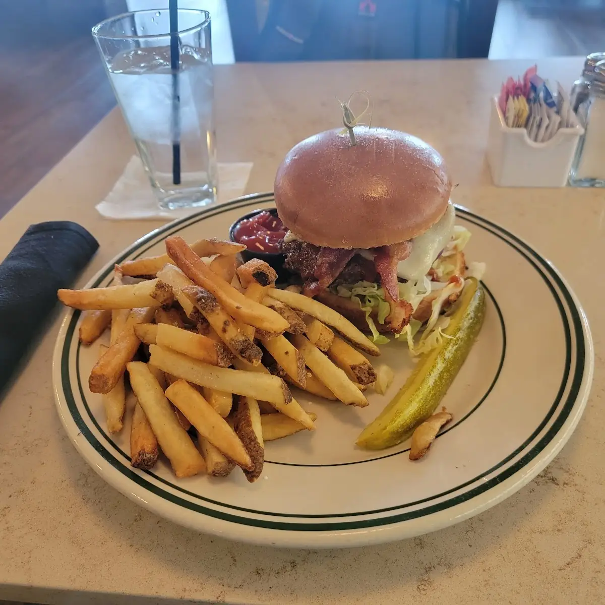 Stout BBQ Bacon Burger