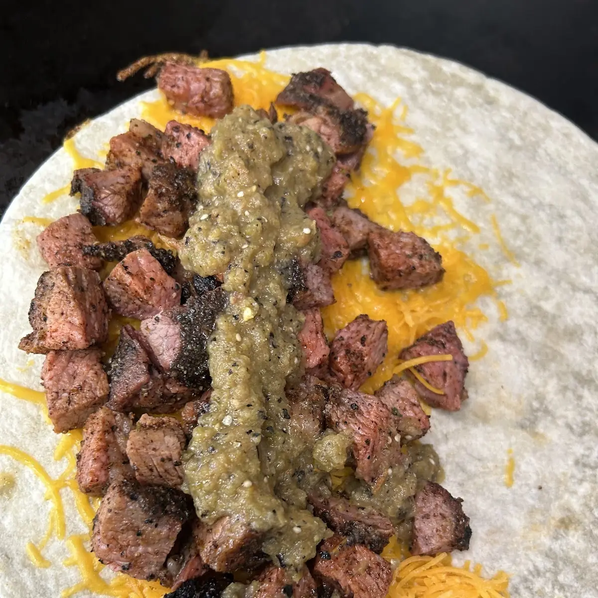 Bacon Chorizo Burrito