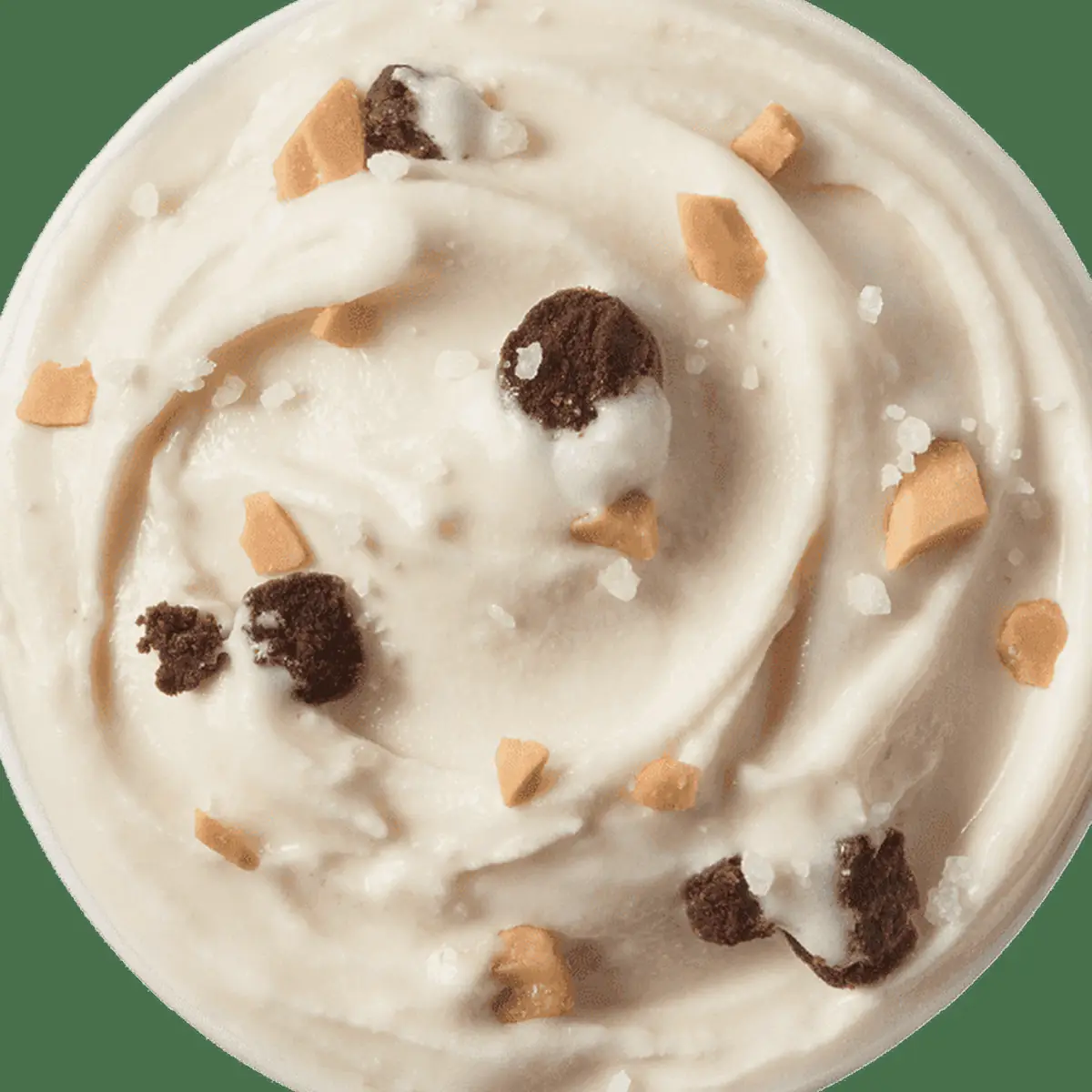 Turtle Pecan Cluster Blizzard Treat