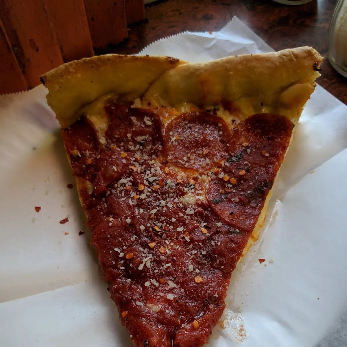 Deep Dish Pepperoni and Sausage Pizza