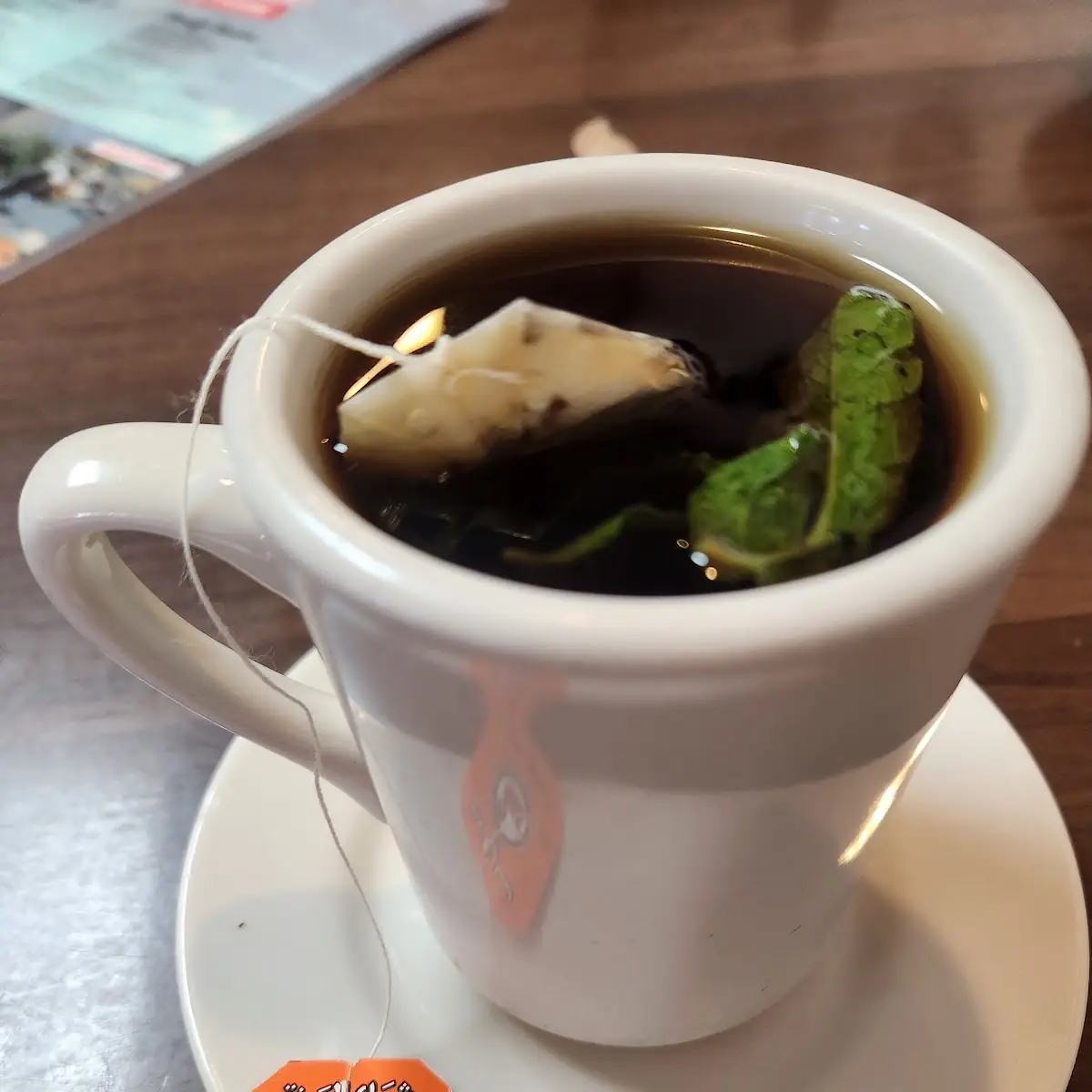 Hot Mint Tea