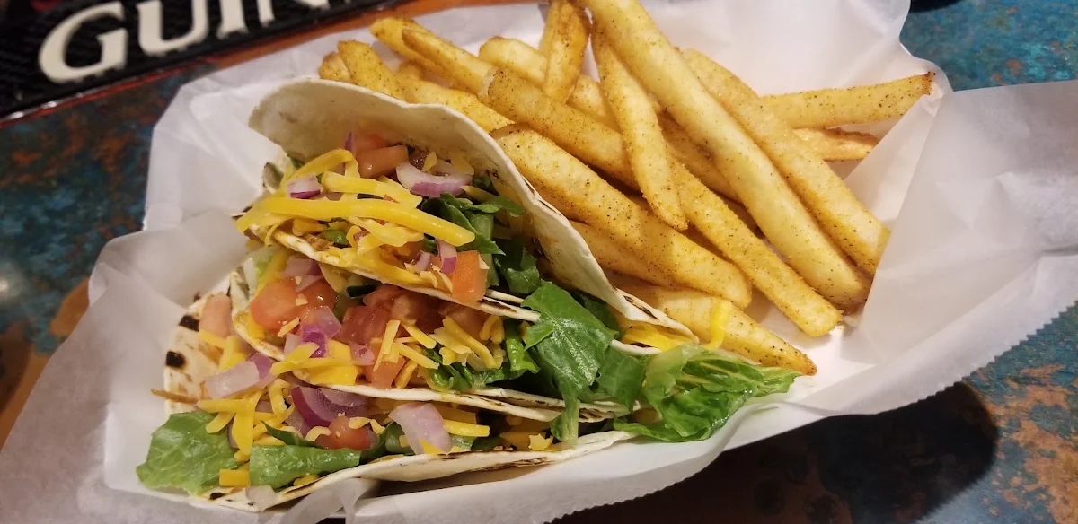 Chicken Tacos and Fries