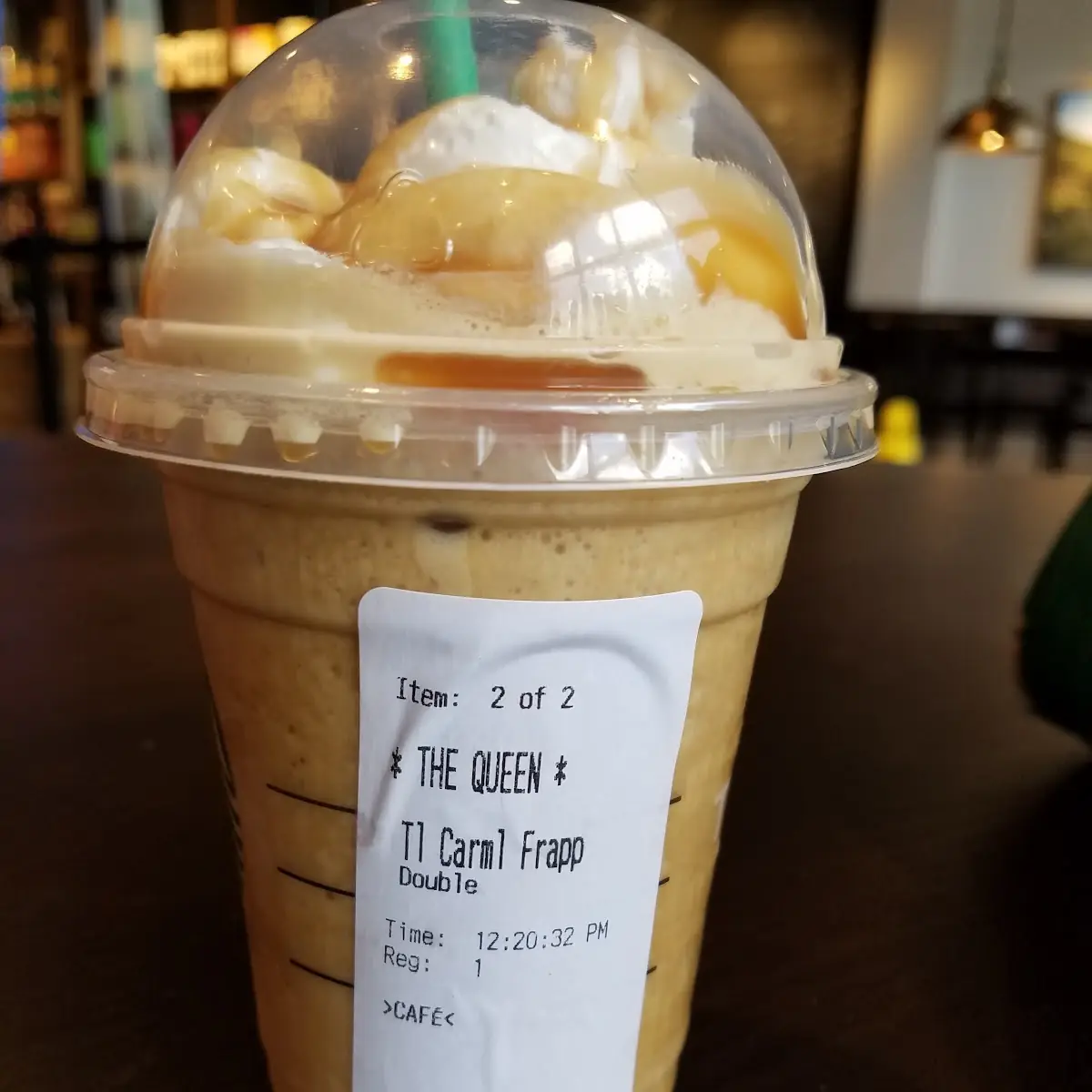 Caramel Frappuccino Blended Beverage