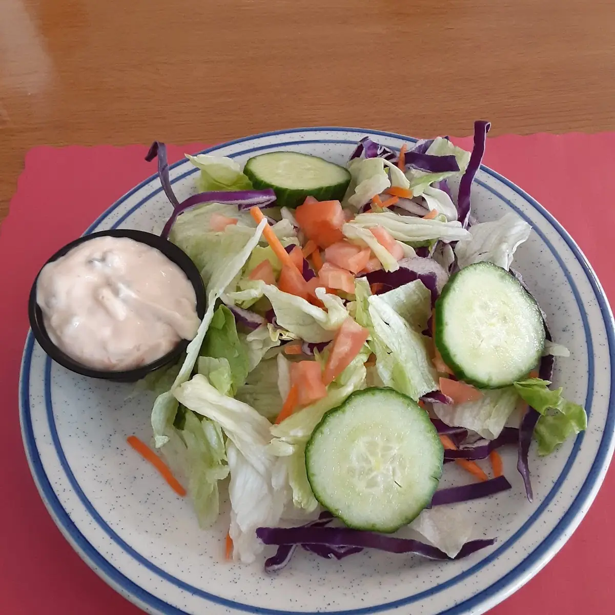 Salad with House Thousand Island Dressing