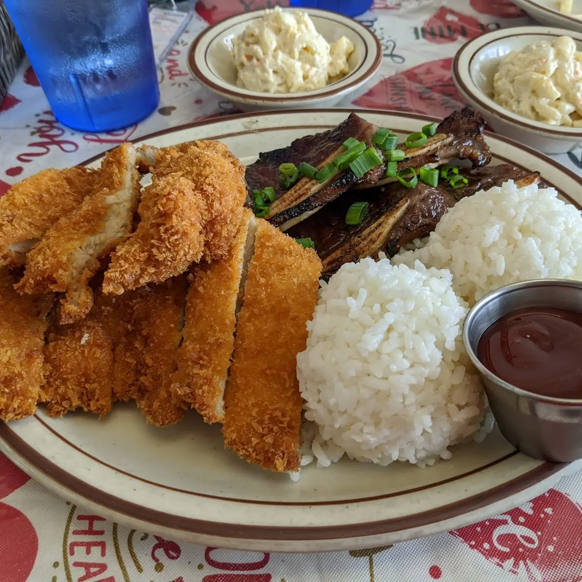 Chicken Katsu and Kalbi