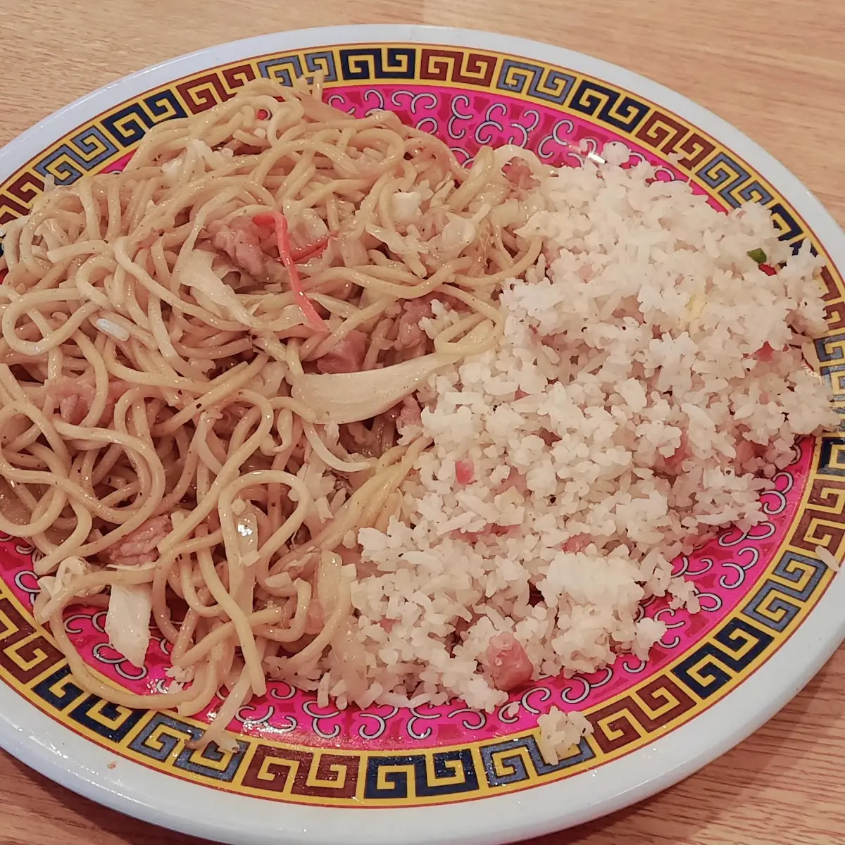 Pork Lomein and Pork Fried Rice