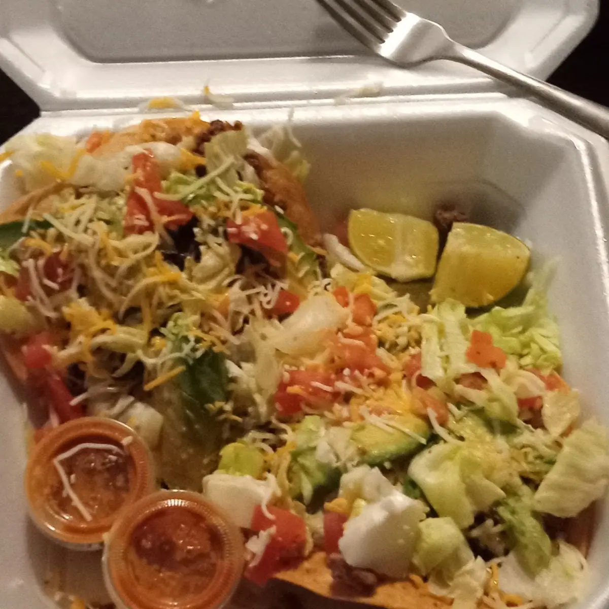 Beef Tostada