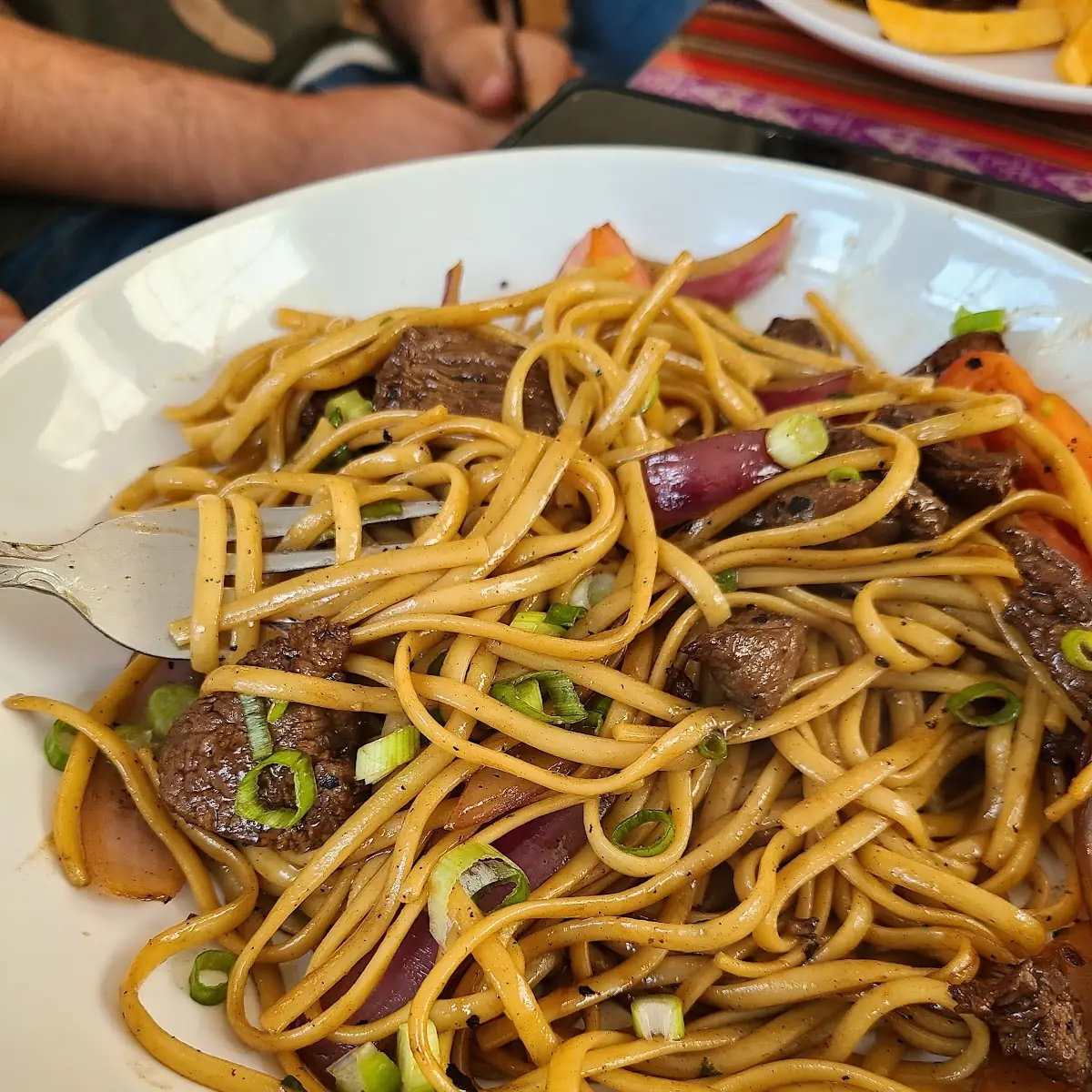 Tallarin Saltado Linguine Stir Fry