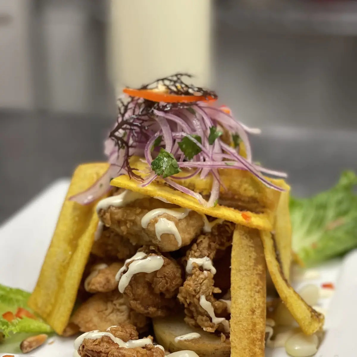 Yuca Frita Huancaina Sauce