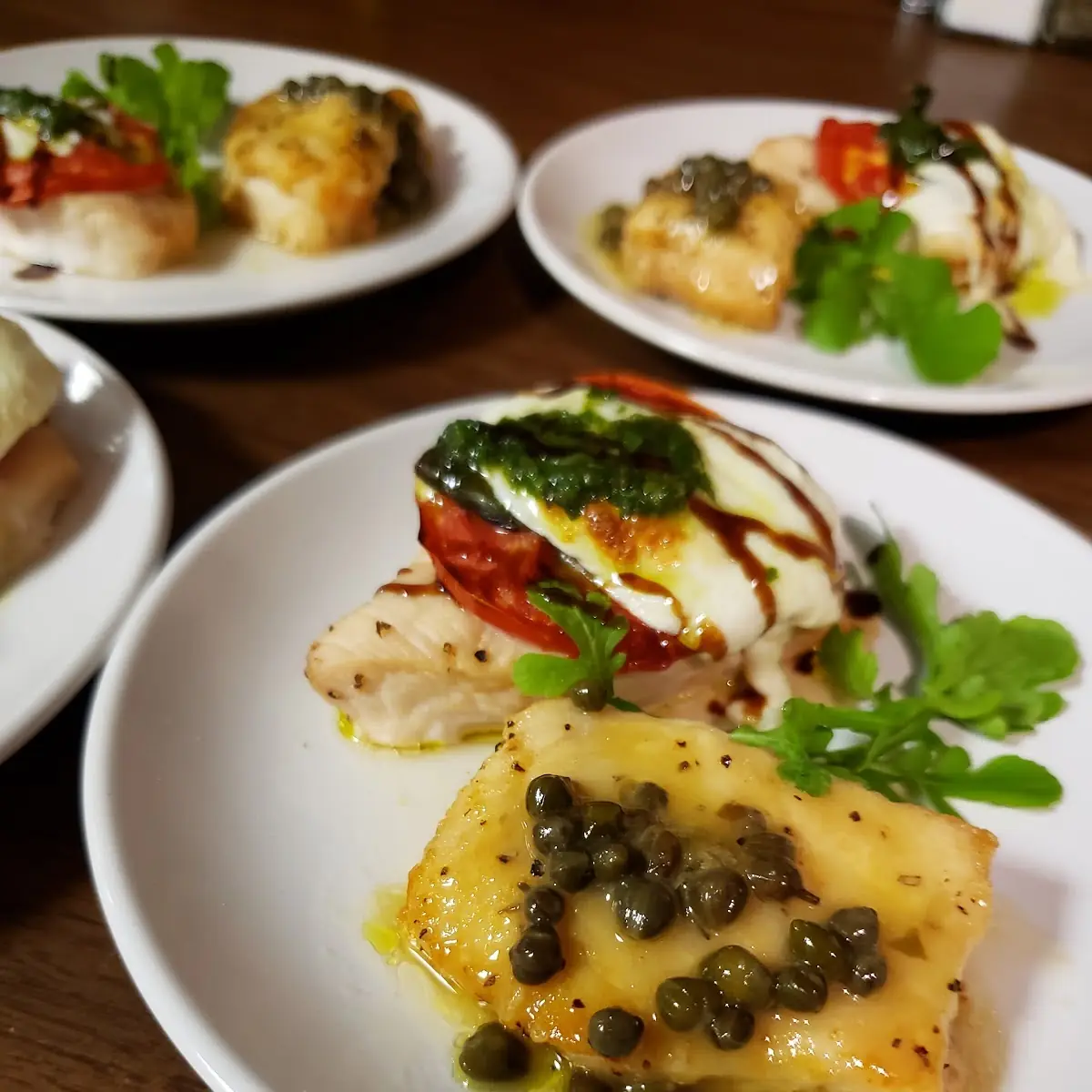 Chicken Piccata & Caprese