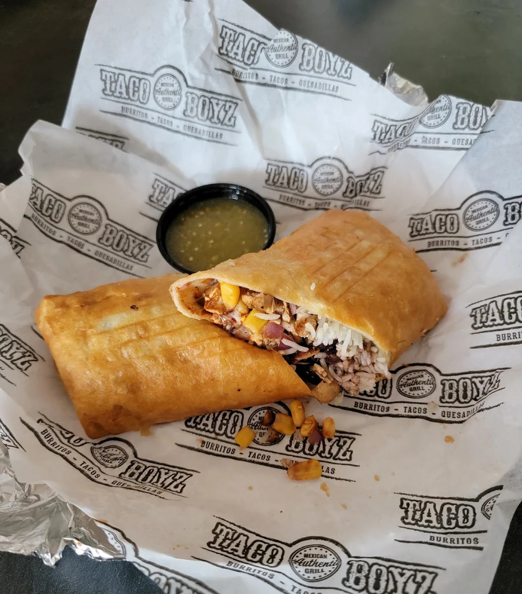 Chimichanga Salsa Verde