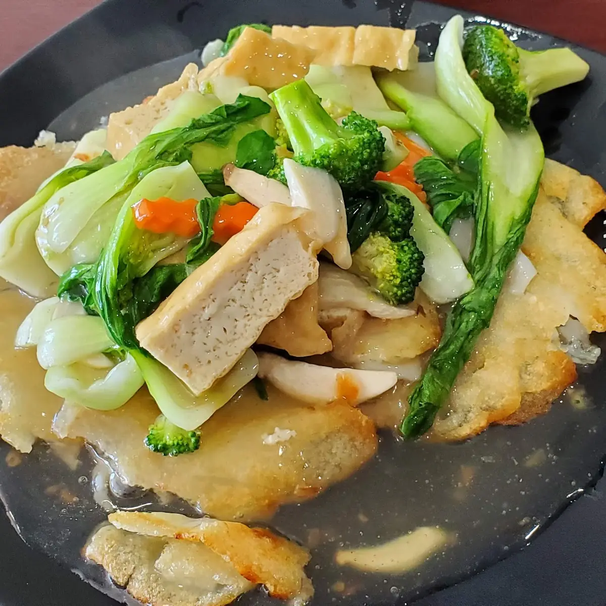 Vegetarian Pan Fried Noodles