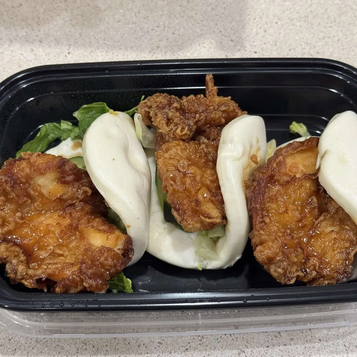 Korean Fried Chicken Buns