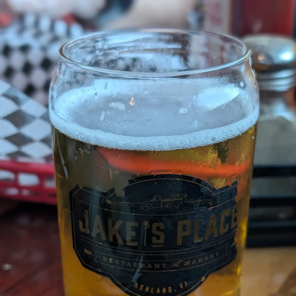 Jake's Place Beer Glass