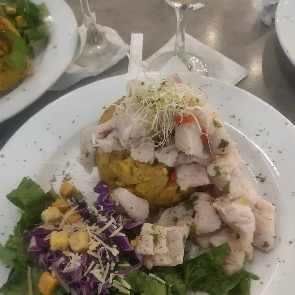 Mofongo Relleno de Ceviche