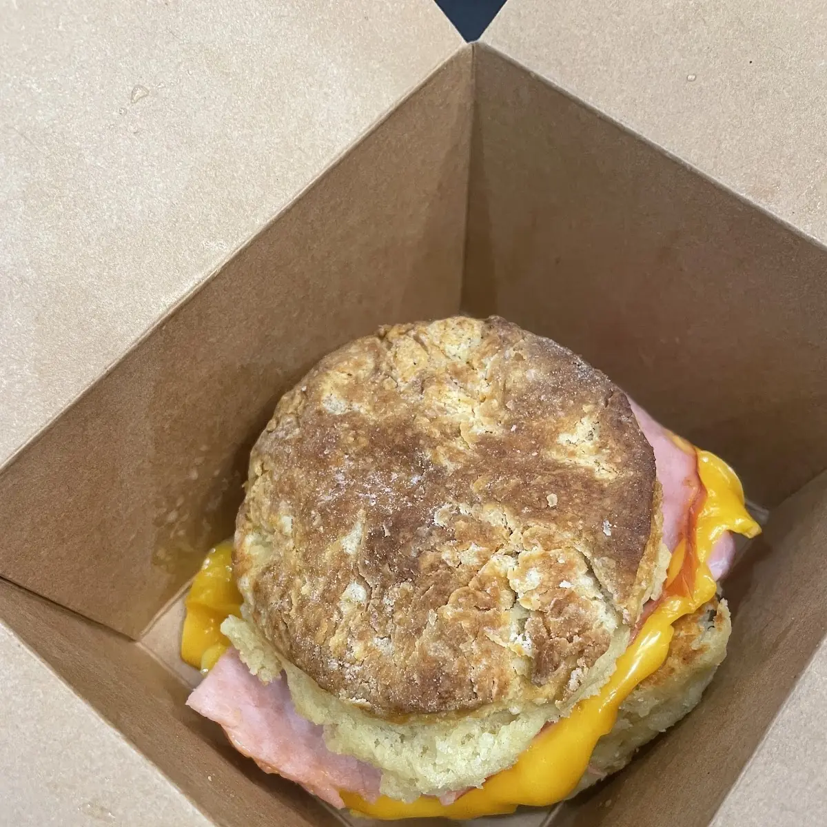 Ham and Cheese Biscuit