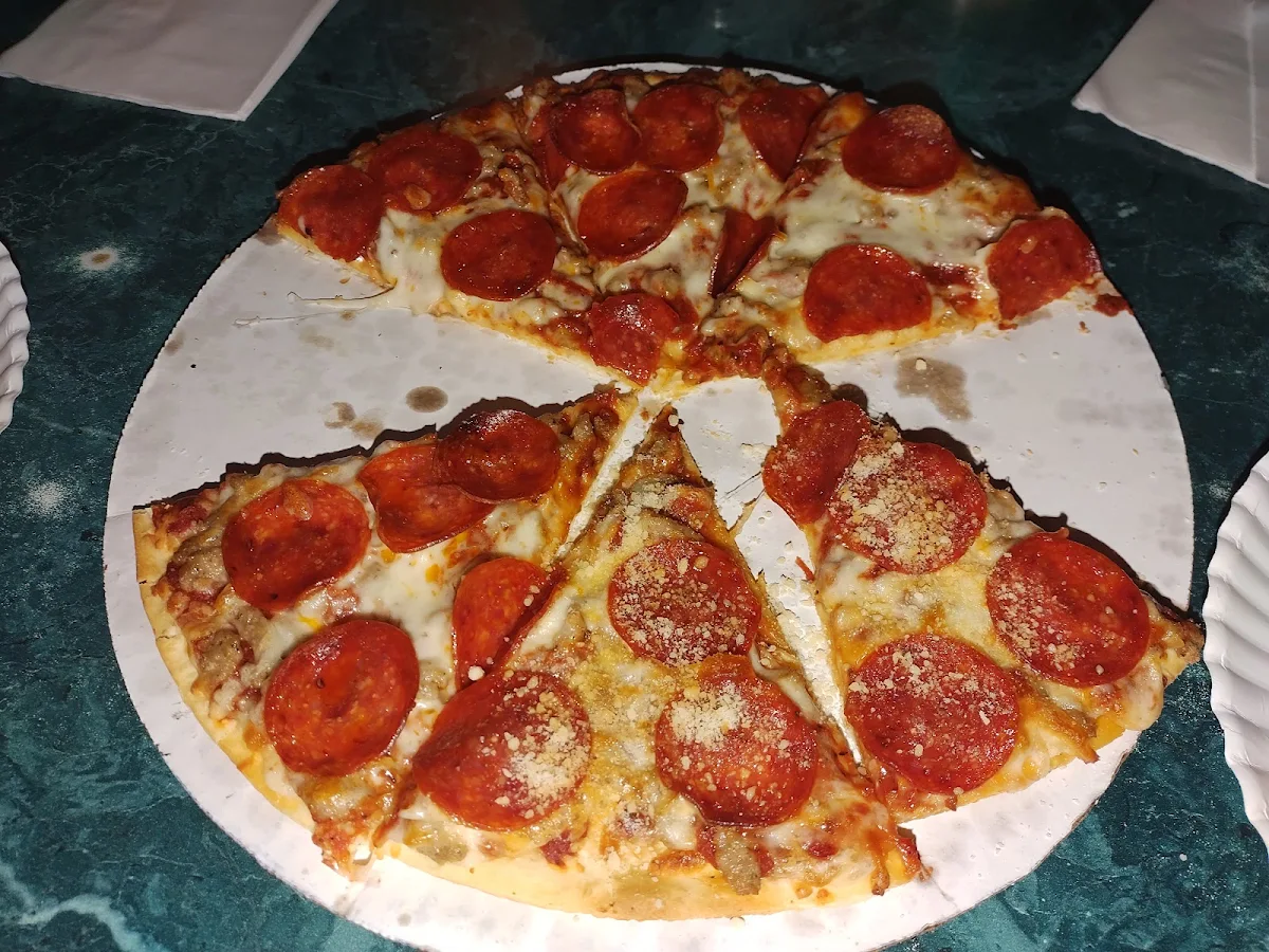 Pepperoni and Sausage Pizza
