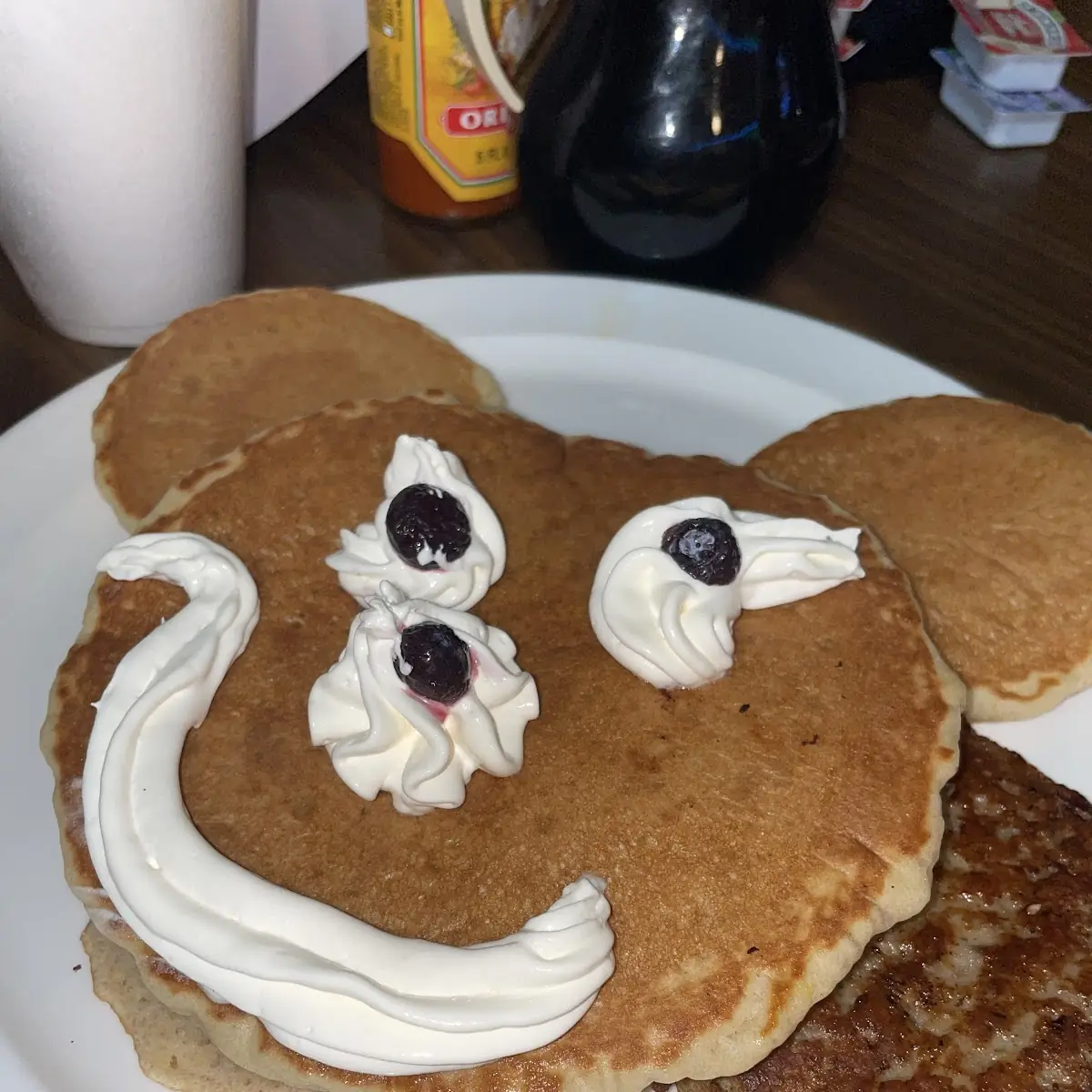 Mickey Mouse Pancakes With