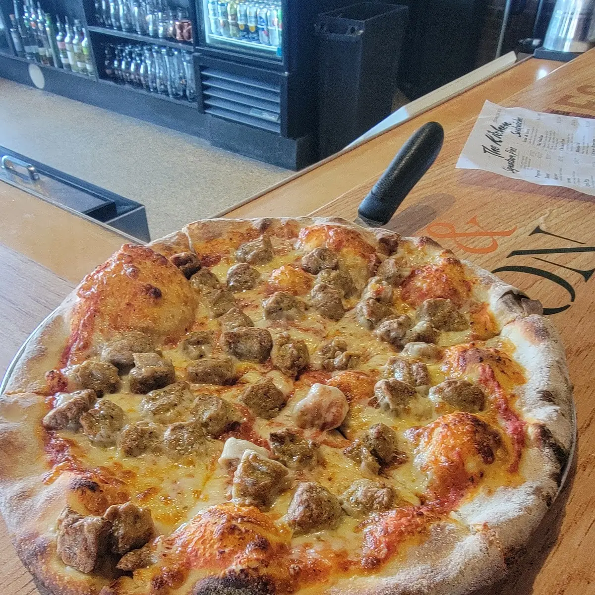 Sausage and Pepperoni Pizza