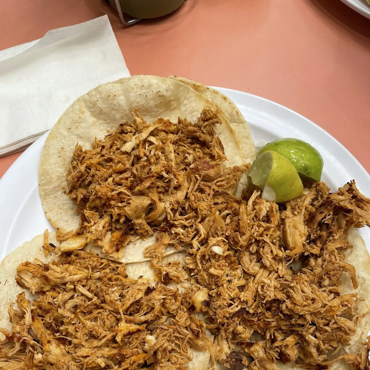 Chicken Taco with Toppings Removed