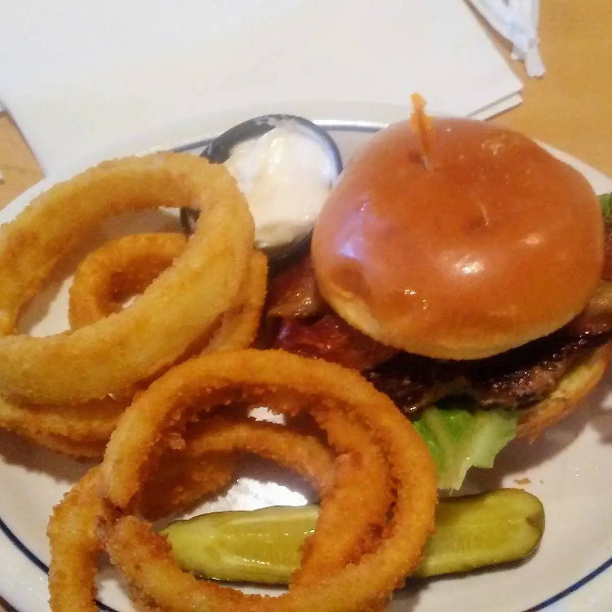 Blue Cheese Bacon Burger