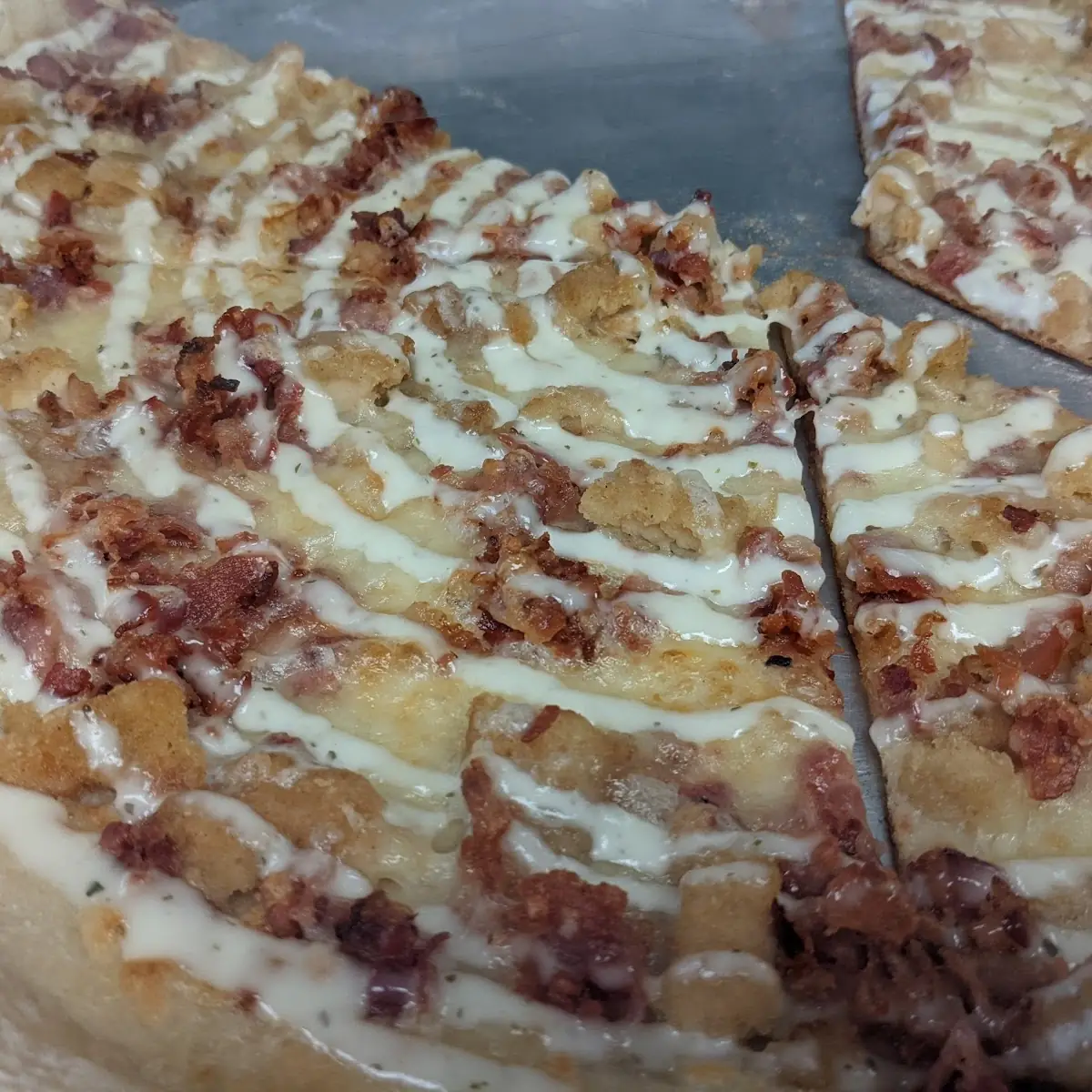 Chicken Bacon Ranch Pizza