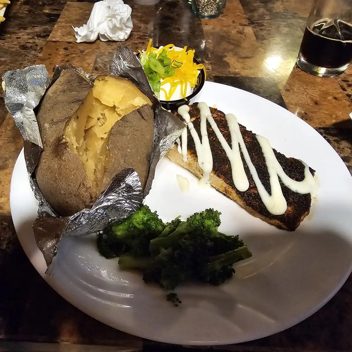 Grilled Salmon Dinner