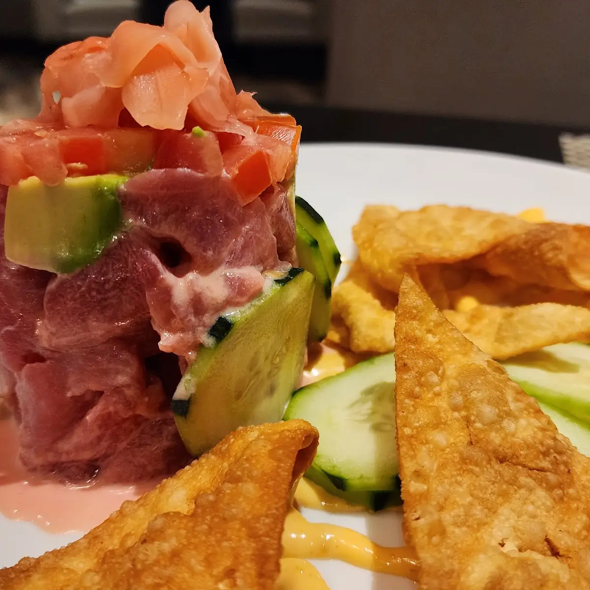 Spicy Ahi Tuna Stack