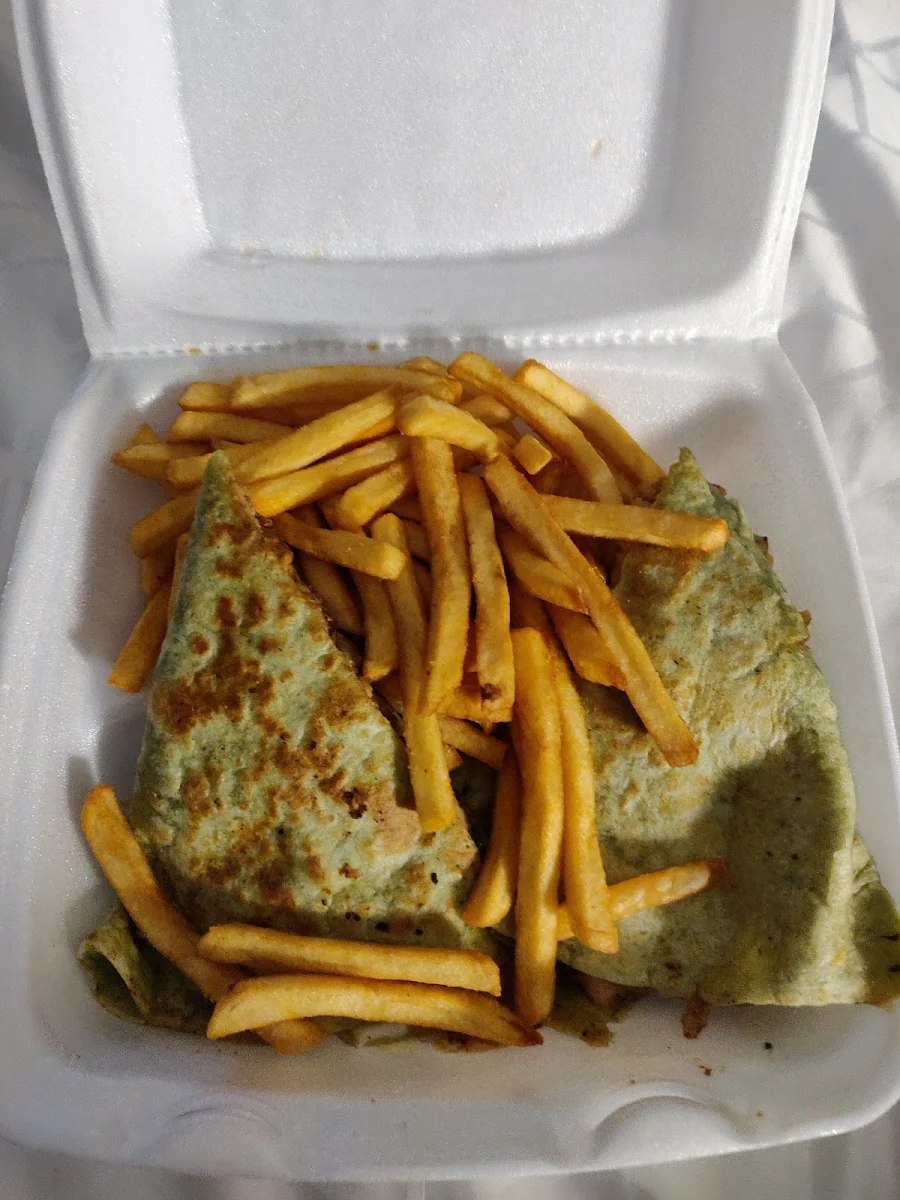 Quesadilla with Fries