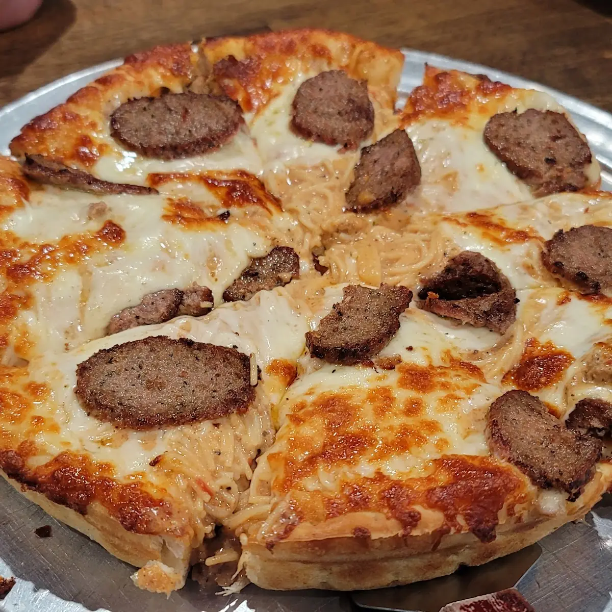 Meatball Pizza