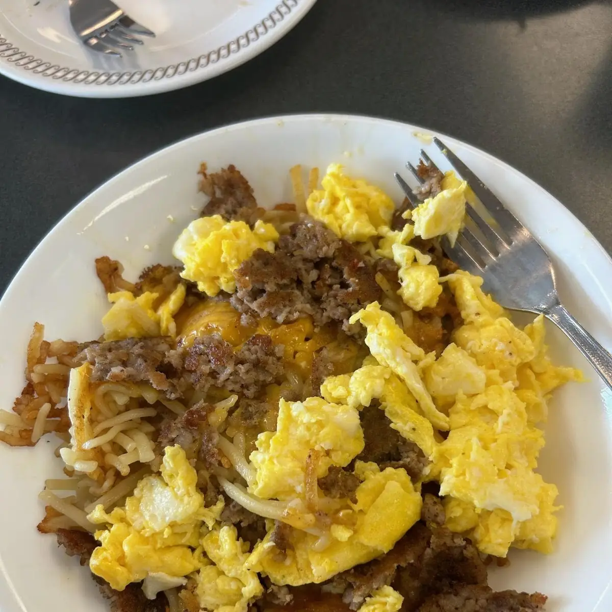Sausage Egg and Cheese Bowl