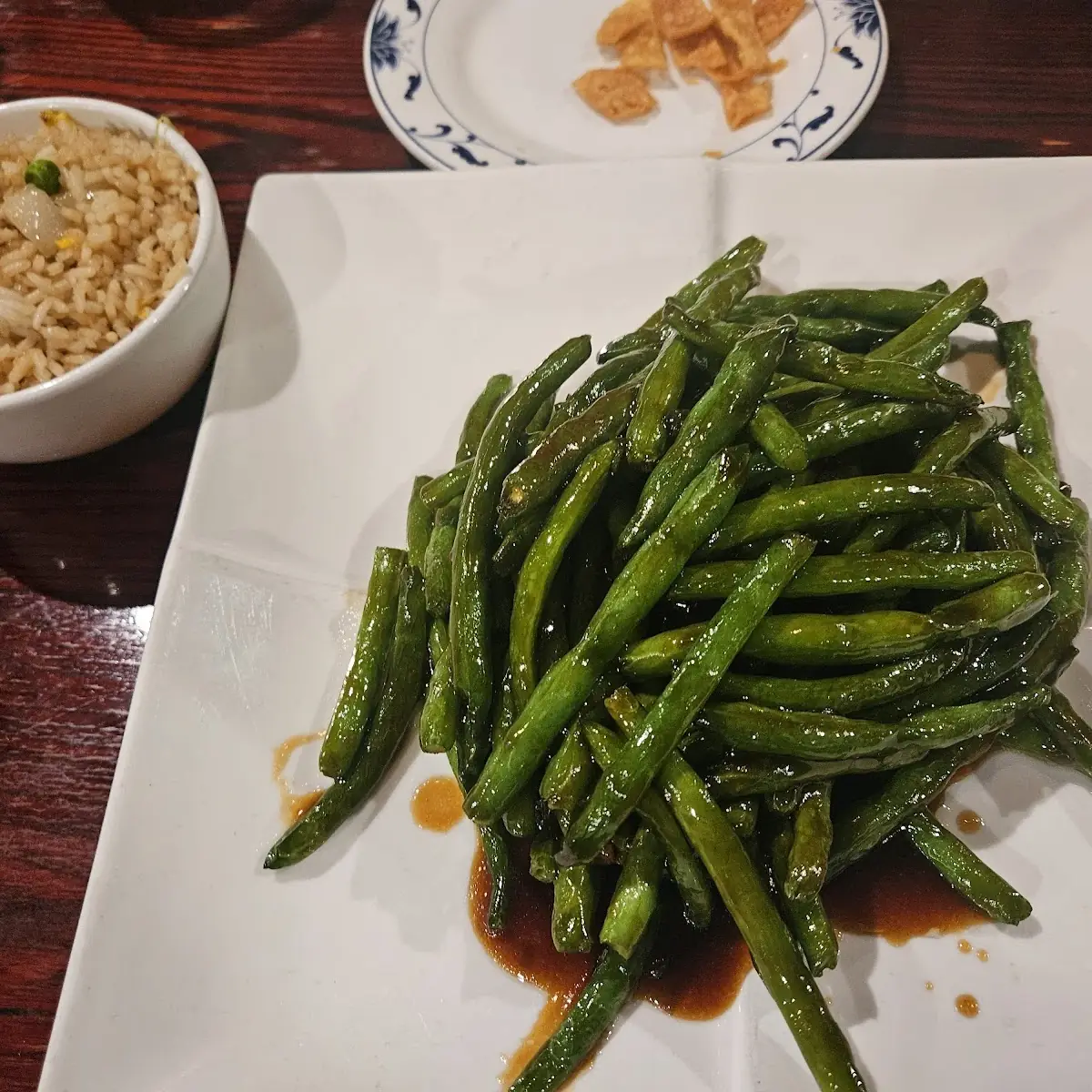 Fried Rice with Green Beans Szechuan