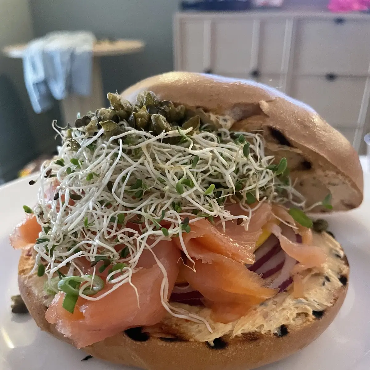 Smoked Salmon Bagel