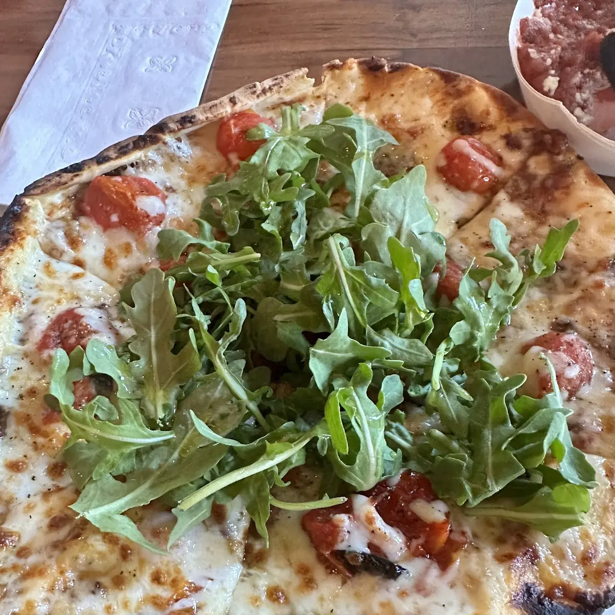 Flatbread Pizza with Arugula