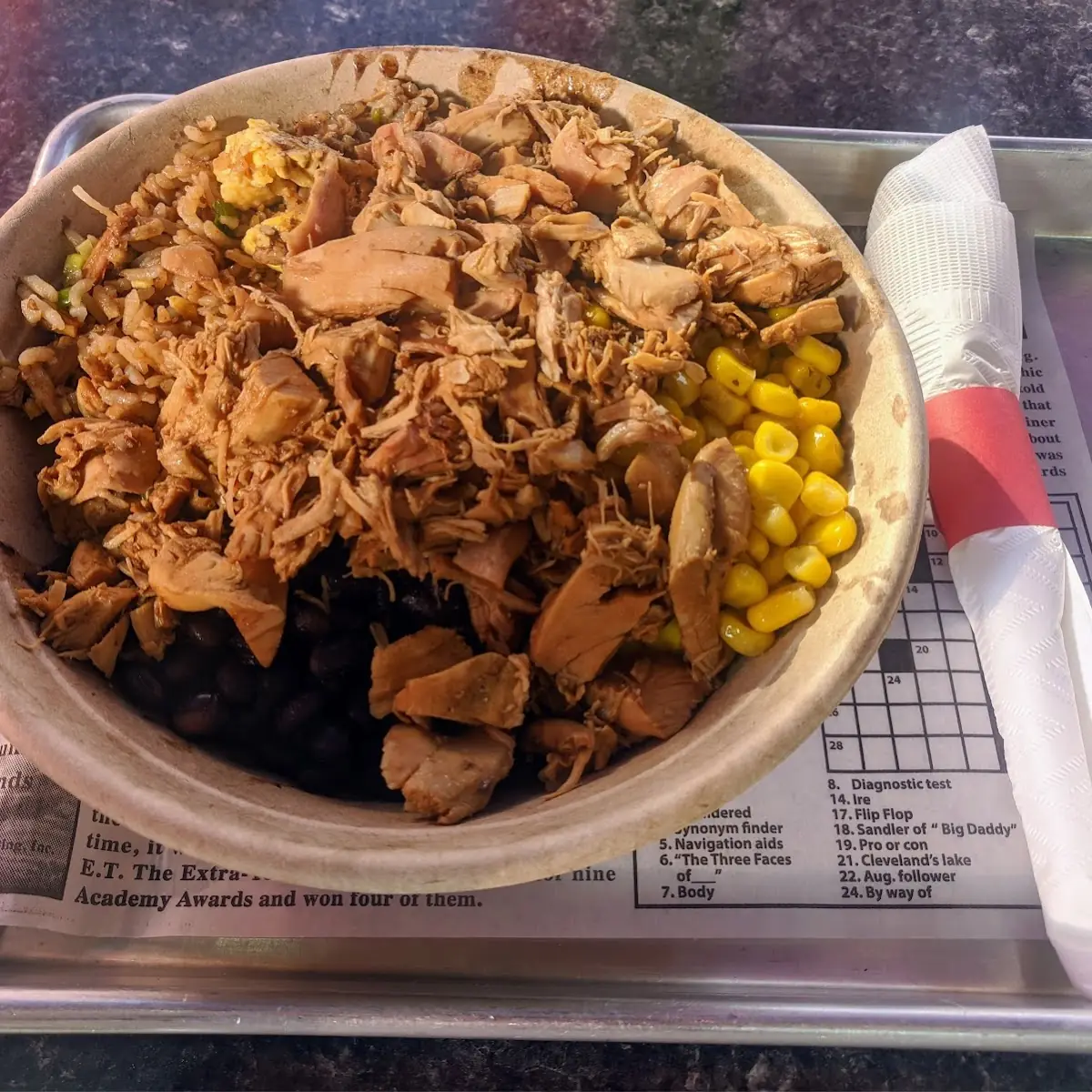 Chicken Bowl with Corn
