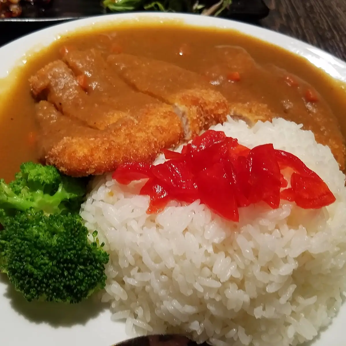 Chicken Curry Katsu Plate