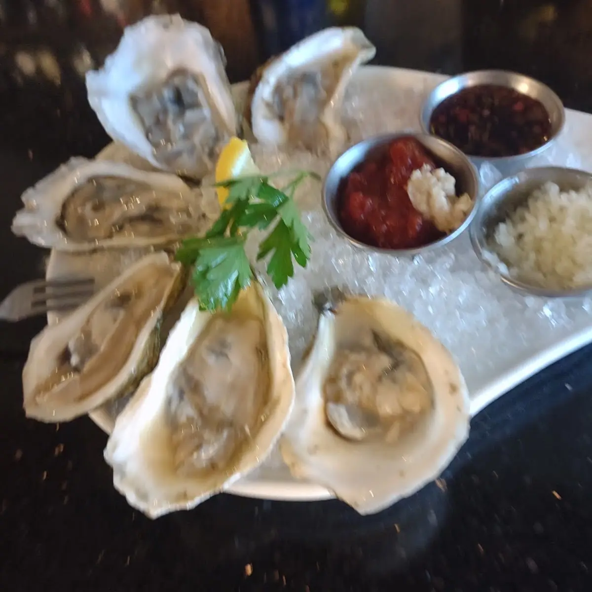 Oysters on Half Shell