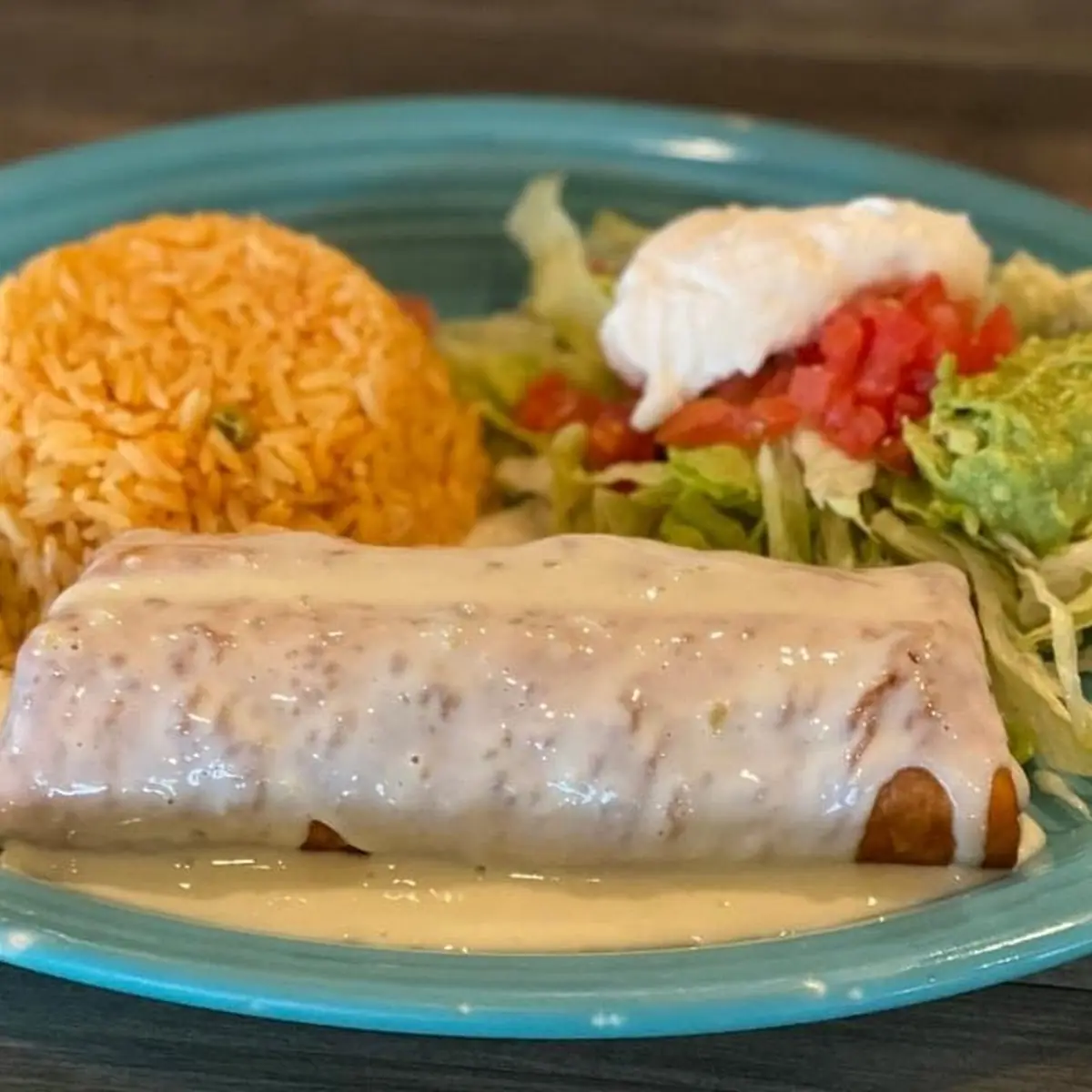 Shredded Chicken Burrito