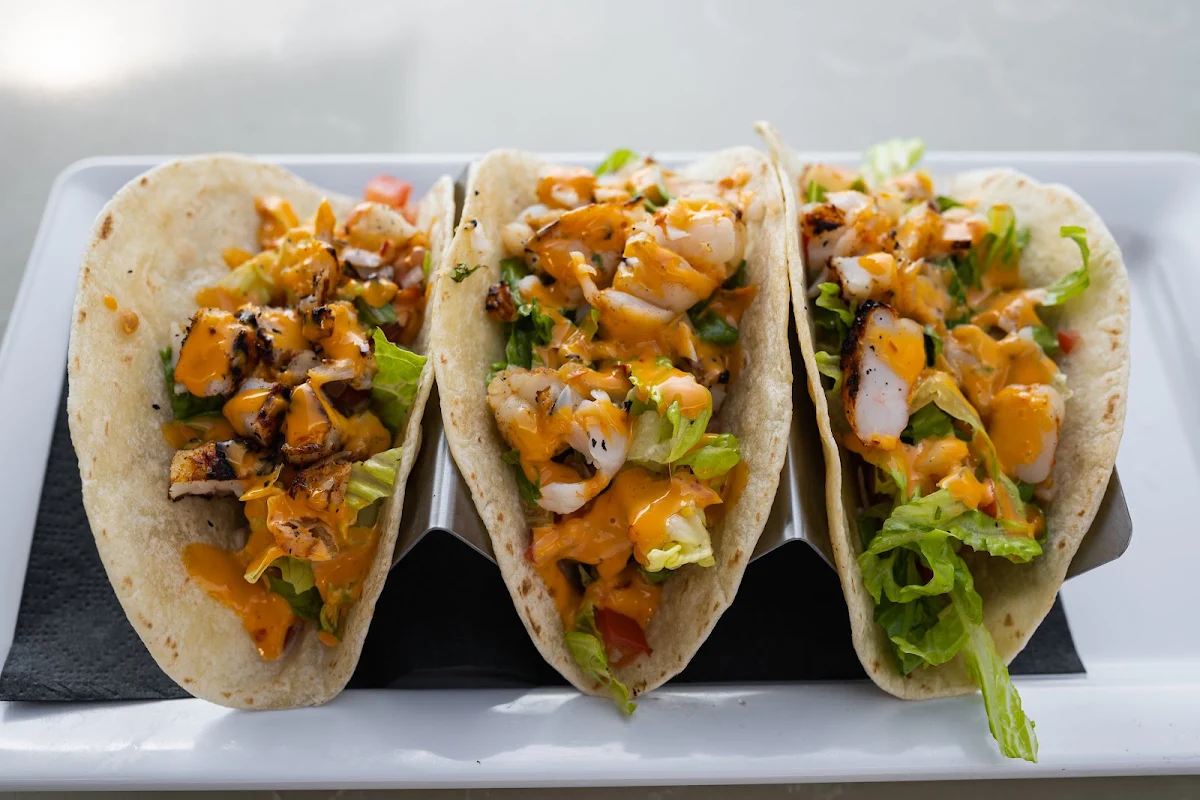 Sweet & Spicy Shrimp Tacos