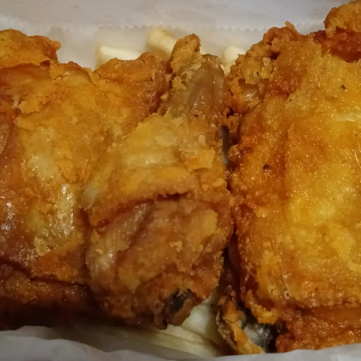 Fried Chicken and Fries