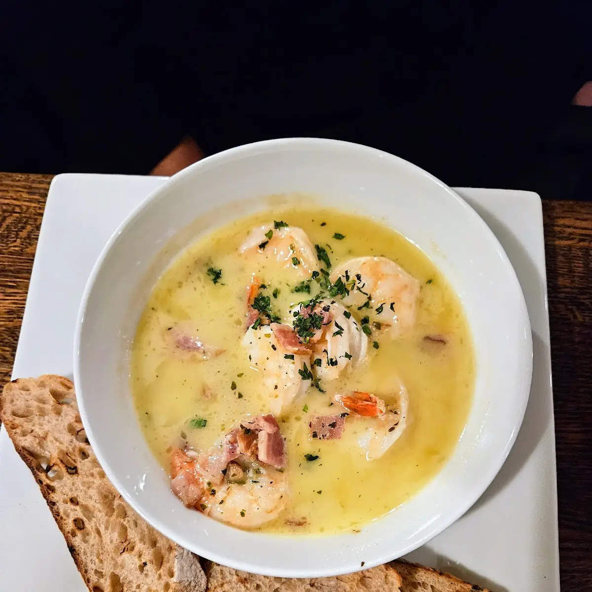 Bacon Ranch Shrimp Scampi