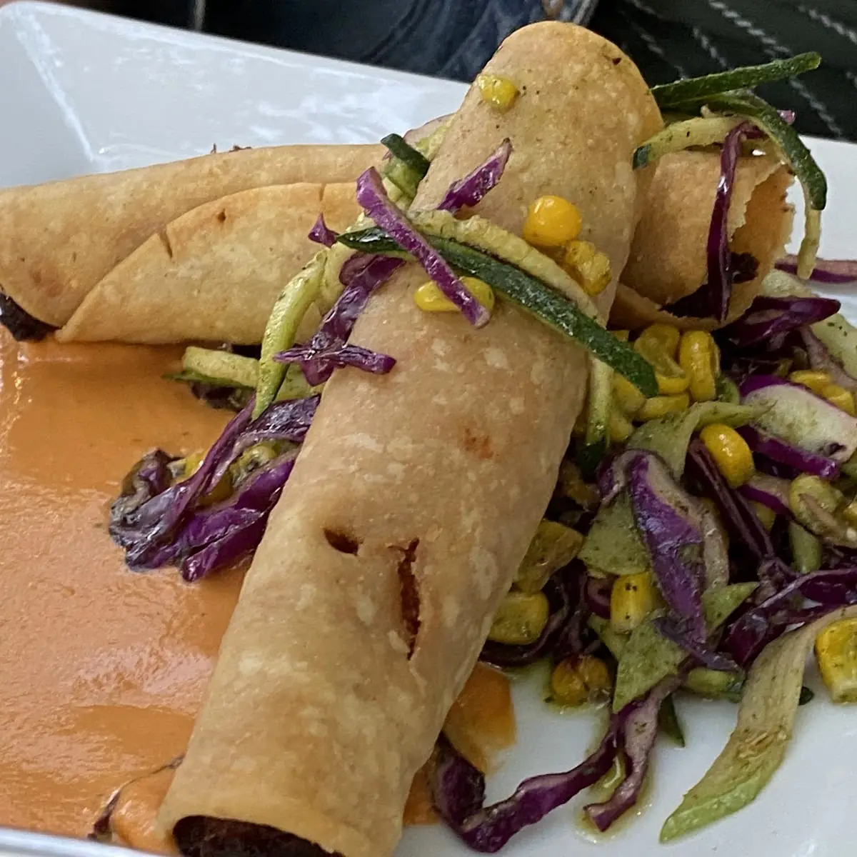 Crispy Sweet Potato Flautas