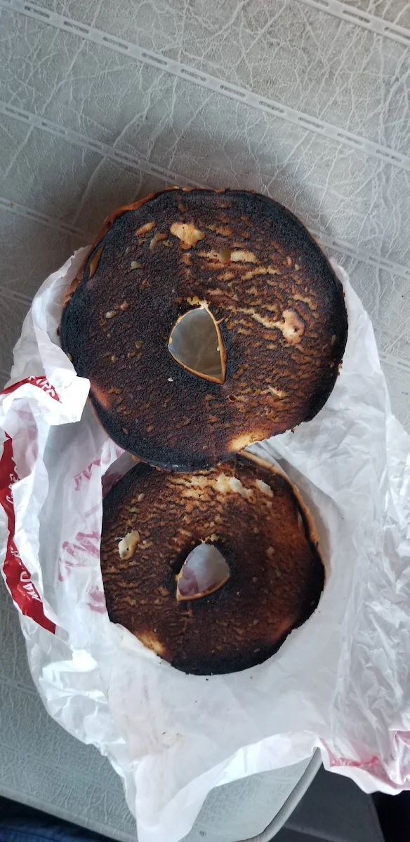 Burnt Bagel What a Joke, Tim Hortons