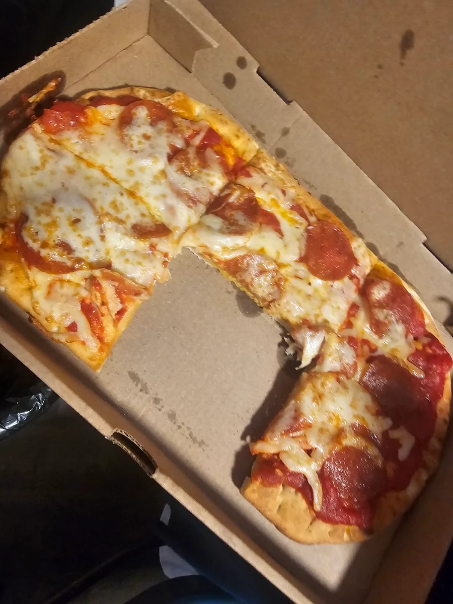 Flat Bread Pizza Peperoni, Tim Hortons